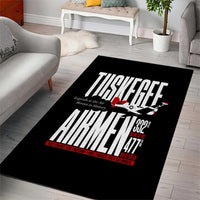 Wings of Honor Tuskegee Airmen Area Rug 332nd 477th Fighter Group Tribute - Wonder Print Shop