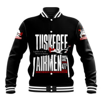 Wings of Honor Tuskegee Airmen Baseball Jacket 332nd 477th Fighter Group Tribute - Wonder Print Shop
