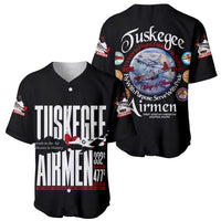 Wings of Honor Tuskegee Airmen Baseball Jersey 332nd 477th Fighter Group Tribute - Wonder Print Shop