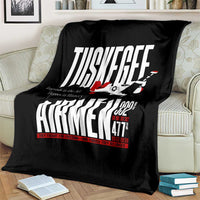 Wings of Honor Tuskegee Airmen Blanket 332nd 477th Fighter Group Tribute - Wonder Print Shop