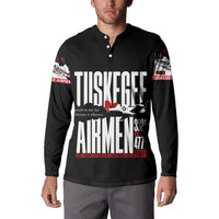 Wings of Honor Tuskegee Airmen Button Sweatshirt 332nd 477th Fighter Group Tribute - Wonder Print Shop
