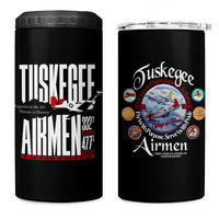 Wings of Honor Tuskegee Airmen 4 in 1 Can Cooler Tumbler 332nd 477th Fighter Group Tribute - Wonder Print Shop