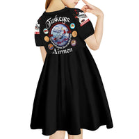 Wings of Honor Tuskegee Airmen Kid Short Sleeve Dress 332nd 477th Fighter Group Tribute - Wonder Print Shop
