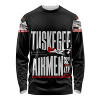 Wings of Honor Tuskegee Airmen Long Sleeve Shirt 332nd 477th Fighter Group Tribute - Wonder Print Shop