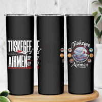 Wings of Honor Tuskegee Airmen Skinny Tumbler 332nd 477th Fighter Group Tribute - Wonder Print Shop