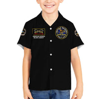 Buffalo Soldiers 1866-1944 Family Matching Short Sleeve Bodycon Dress and Hawaiian Shirt American Black Heros Legacy - Wonder Print Shop