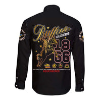 Buffalo Soldiers 1866-1944 Long Sleeve Button Shirt American Black Heros Legacy - Wonder Print Shop
