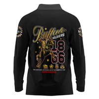 Buffalo Soldiers 1866-1944 Long Sleeve Polo Shirt American Black Heros Legacy - Wonder Print Shop