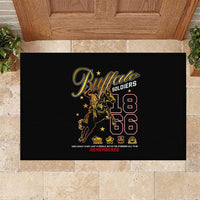 Buffalo Soldiers 1866-1944 Rubber Doormat American Black Heros Legacy - Wonder Print Shop