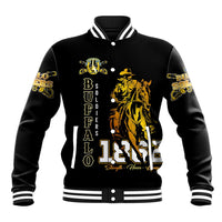 Buffalo Soldiers Strength Honor Legacy Baseball Jacket African-American Cavalry Tribute - Wonder Print Shop
