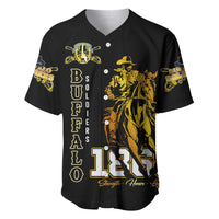 Buffalo Soldiers Strength Honor Legacy Baseball Jersey African-American Cavalry Tribute - Wonder Print Shop