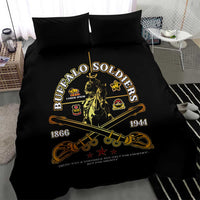 Buffalo Soldiers Strength Honor Legacy Bedding Set African-American Cavalry Tribute - Wonder Print Shop