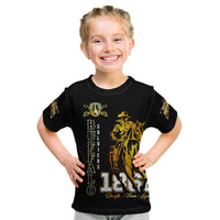 Buffalo Soldiers Strength Honor Legacy Kid T Shirt African-American Cavalry Tribute - Wonder Print Shop