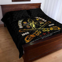 Buffalo Soldiers Strength Honor Legacy Quilt Bed Set African-American Cavalry Tribute - Wonder Print Shop