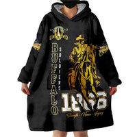 Buffalo Soldiers Strength Honor Legacy Wearable Blanket Hoodie African-American Cavalry Tribute - Wonder Print Shop