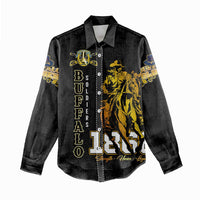 Buffalo Soldiers Strength Honor Legacy Women Casual Shirt African-American Cavalry Tribute - Wonder Print Shop