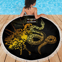 369 – A Symbol Of Valor And Dignity Beach Blanket - Wonder Print Shop
