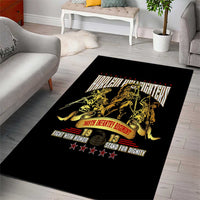 At The Front, Always Area Rug - Wonder Print Shop