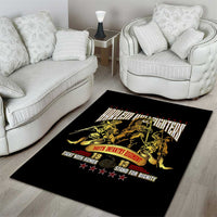 At The Front, Always Area Rug - Wonder Print Shop