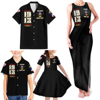 At The Front, Always Family Matching Tank Maxi Dress and Hawaiian Shirt - Wonder Print Shop