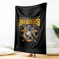 The First Black Marines: A Legacy Etched In Honor Blanket - Wonder Print Shop