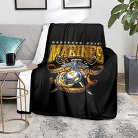 The First Black Marines: A Legacy Etched In Honor Blanket - Wonder Print Shop