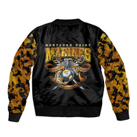 The First Black Marines: A Legacy Etched In Honor Bomber Jacket - Wonder Print Shop