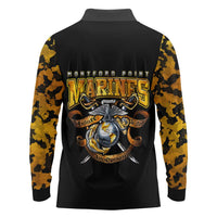 The First Black Marines: A Legacy Etched In Honor Long Sleeve Polo Shirt - Wonder Print Shop