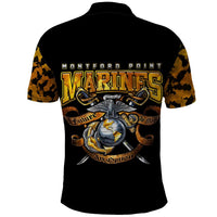 The First Black Marines: A Legacy Etched In Honor Polo Shirt - Wonder Print Shop