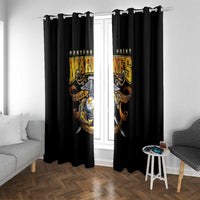 The First Black Marines: A Legacy Etched In Honor Window Curtain - Wonder Print Shop