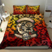 Chesty The Bulldog: Mascot Of Valor Bedding Set - Wonder Print Shop