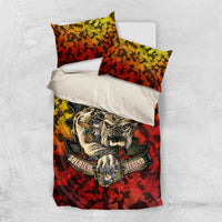 Chesty The Bulldog: Mascot Of Valor Bedding Set - Wonder Print Shop