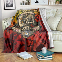 Chesty The Bulldog: Mascot Of Valor Blanket - Wonder Print Shop