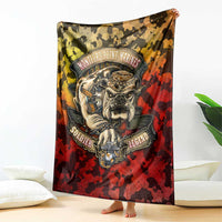 Chesty The Bulldog: Mascot Of Valor Blanket - Wonder Print Shop
