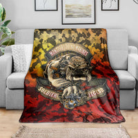 Chesty The Bulldog: Mascot Of Valor Blanket - Wonder Print Shop