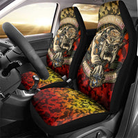 Chesty The Bulldog: Mascot Of Valor Car Seat Cover - Wonder Print Shop