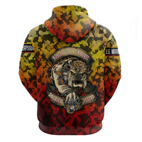 Chesty The Bulldog: Mascot Of Valor Hoodie - Wonder Print Shop