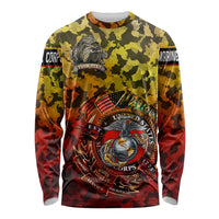 Chesty The Bulldog: Mascot Of Valor Long Sleeve Shirt - Wonder Print Shop