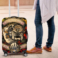 Chesty The Bulldog: Mascot Of Valor Luggage Cover - Wonder Print Shop