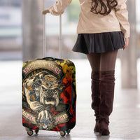 Chesty The Bulldog: Mascot Of Valor Luggage Cover - Wonder Print Shop