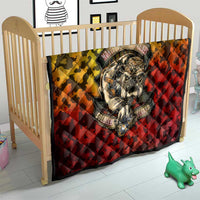 Chesty The Bulldog: Mascot Of Valor Quilt - Wonder Print Shop
