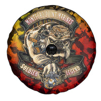 Chesty The Bulldog: Mascot Of Valor Spare Tire Cover - Wonder Print Shop