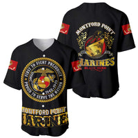 Breaking Barriers: Black Valor Baseball Jersey - Wonder Print Shop