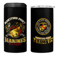 Breaking Barriers: Black Valor 4 in 1 Can Cooler Tumbler - Wonder Print Shop