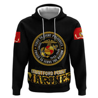 Breaking Barriers: Black Valor Hoodie - Wonder Print Shop