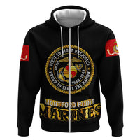 Breaking Barriers: Black Valor Hoodie - Wonder Print Shop