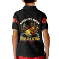 Breaking Barriers: Black Valor Kid Polo Shirt - Wonder Print Shop