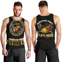 Breaking Barriers: Black Valor Men Tank Top - Wonder Print Shop