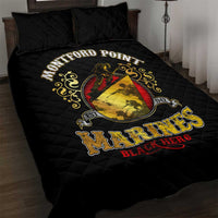 Breaking Barriers: Black Valor Quilt Bed Set - Wonder Print Shop