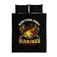 Breaking Barriers: Black Valor Quilt Bed Set - Wonder Print Shop
